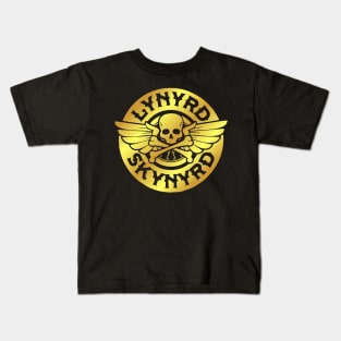 skynyrd gold edition Kids T-Shirt